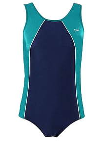 Men's and Boys Unitards Gymnastics in Black with sides in White 