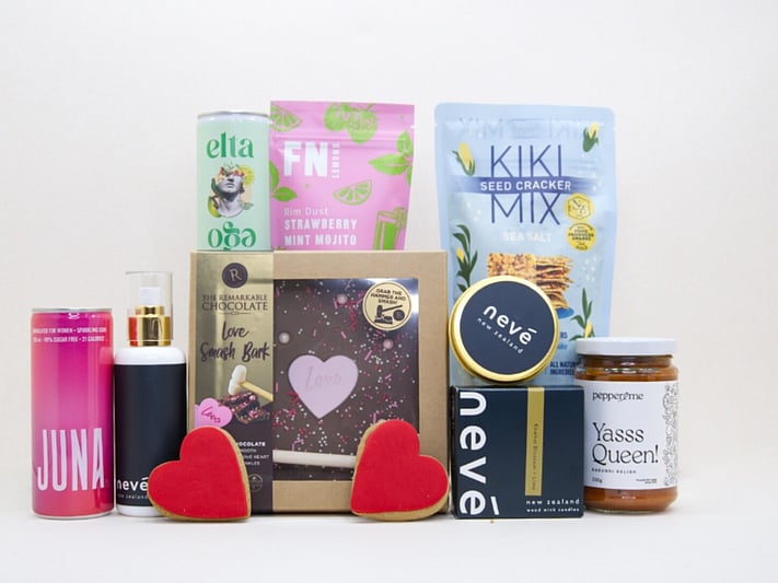 Just For Her gift box NZ — premium NZ-made gifts for women including candle, chocolate and wellness treats