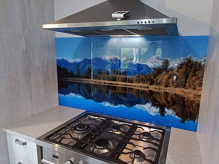 Mountains splashback