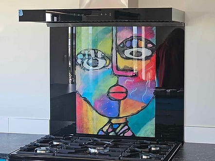 Custom Art splashback