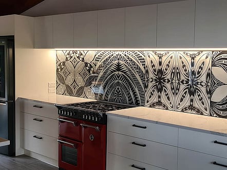 Custom Personal Art splashback