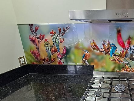 Tamaasa Art - Native Birds splashback