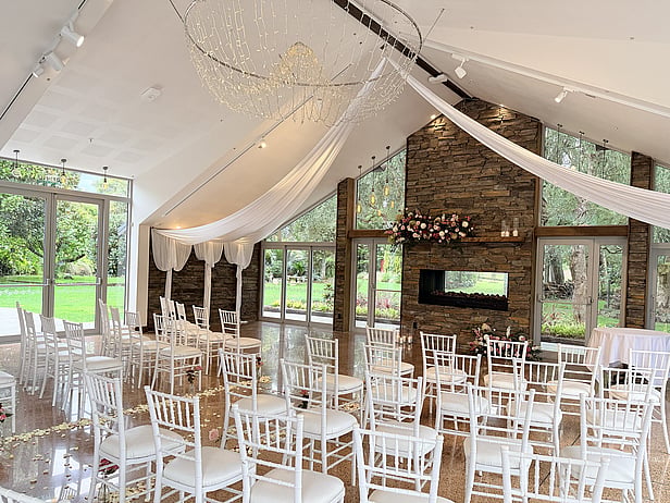 Stone Fireplace Ceremony