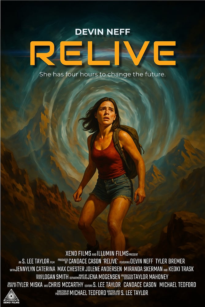 ‘RELIVE’ – film poster - sci-fi London