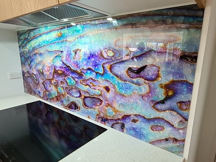 Paua splashback