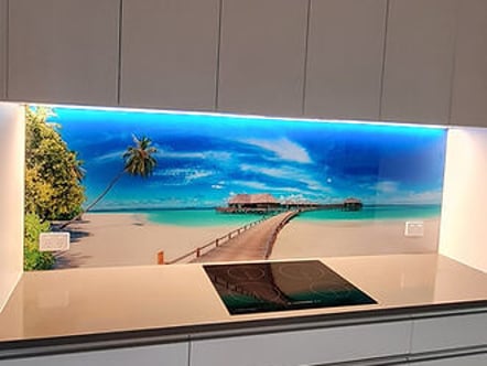Tahiti splashback