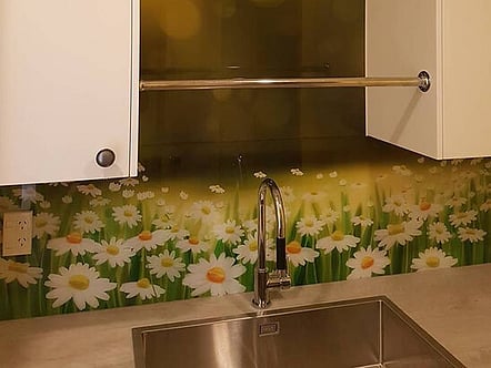 Daisy splashback