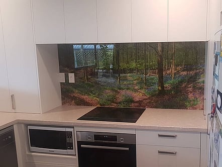 Lavendar splashback