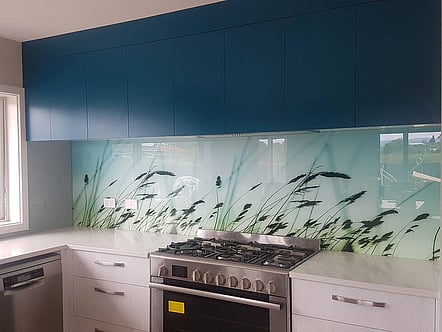 Grass splashback