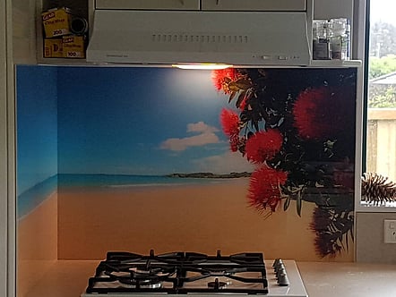 Pohutukawa Beach splashback