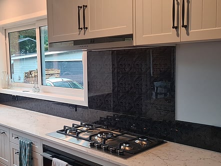 Pressed Tin splashback