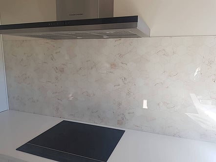 Hexagon Tiles splashback