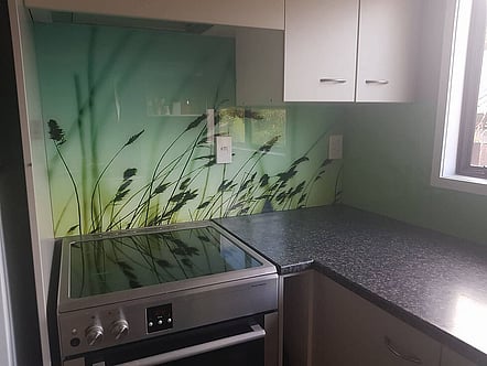 Grass splashback