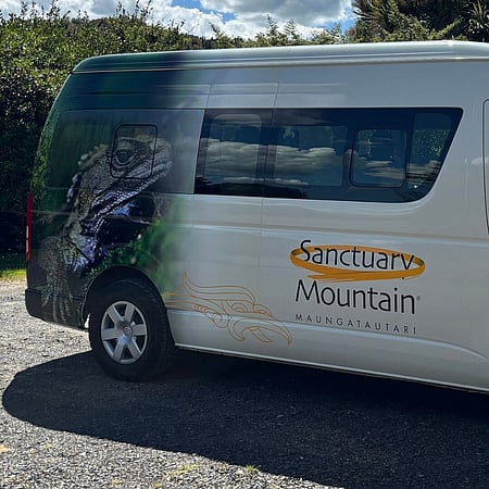 Sanctuary Mountain Maungatautari Shuttle Van