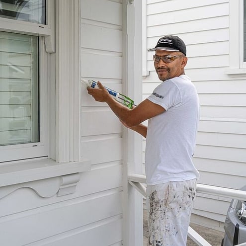 About Wall Treats - master painter on site attending to substrate