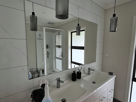 Polished mirror