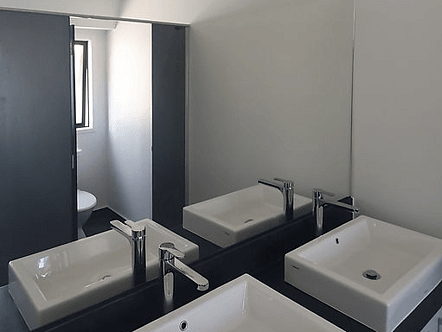 Polished mirror