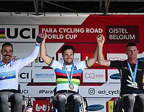 Mead podiums in UCI Para Cycling World Cup time trial in Belgium