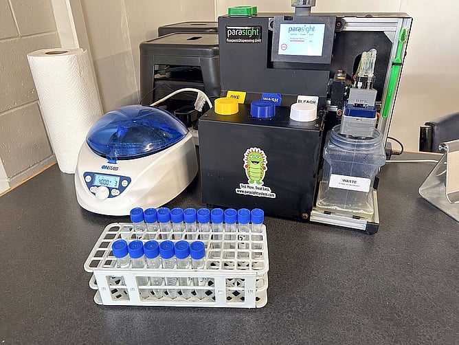 Our Parasight machines use highly sensitive testing technology, so, if there are eggs there, we will find them! They allow us to process FEC tests in-clinic, rather than sending them to an external lab, which means you can get results quicker.