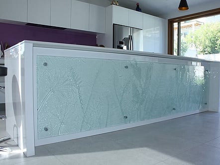 Clear Island Fern Pattern splashback