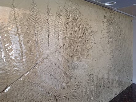 Beige Fern Pattern splashback