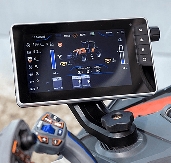 Massey Ferguson 8S Xtra control display
