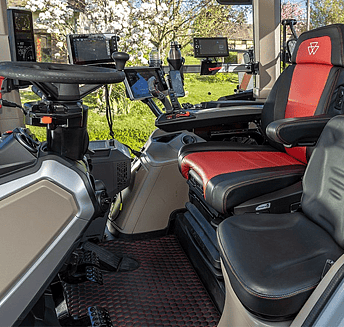Massey Ferguson 8S Xtra cab interior