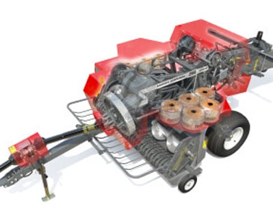 Massey Ferguson 1842S Small Square Baler