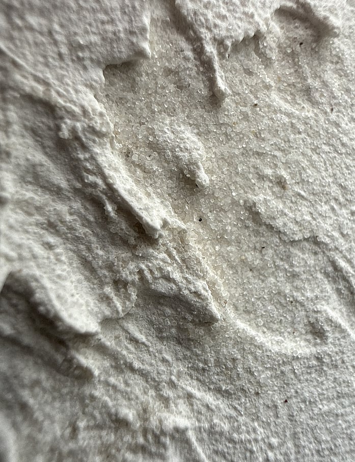 detail of mineral compound with crystalline silica sand texture