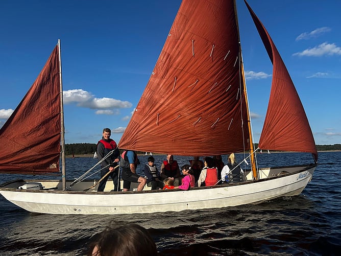 Capt James Ibbitson on the Do Business Drascombe