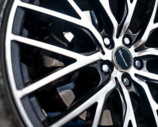 Mazda CX8 wheel close-up