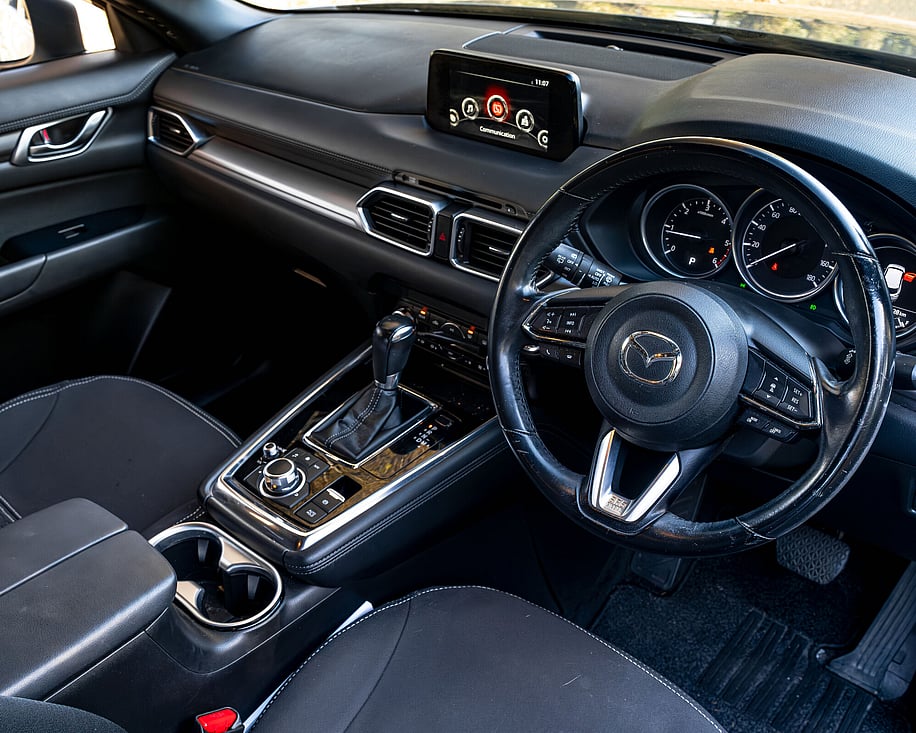 Mazda CX8 interior dashboard and infotainment screen