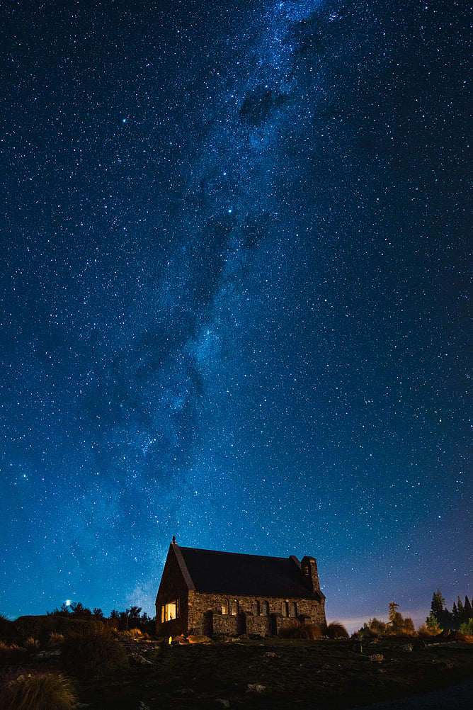 Mackenzie dark sky at The Church of the Good Shepherd