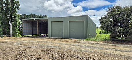 Shed with sleep out