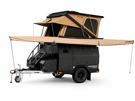 Fortress Extreme Combo Trailer side view