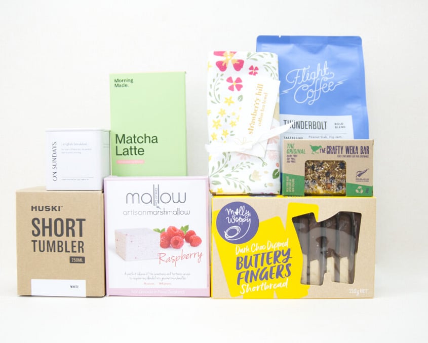KYND Morning Tea gift box NZ &mdash; hand picked NZ-made tea and treats delivered nationwide