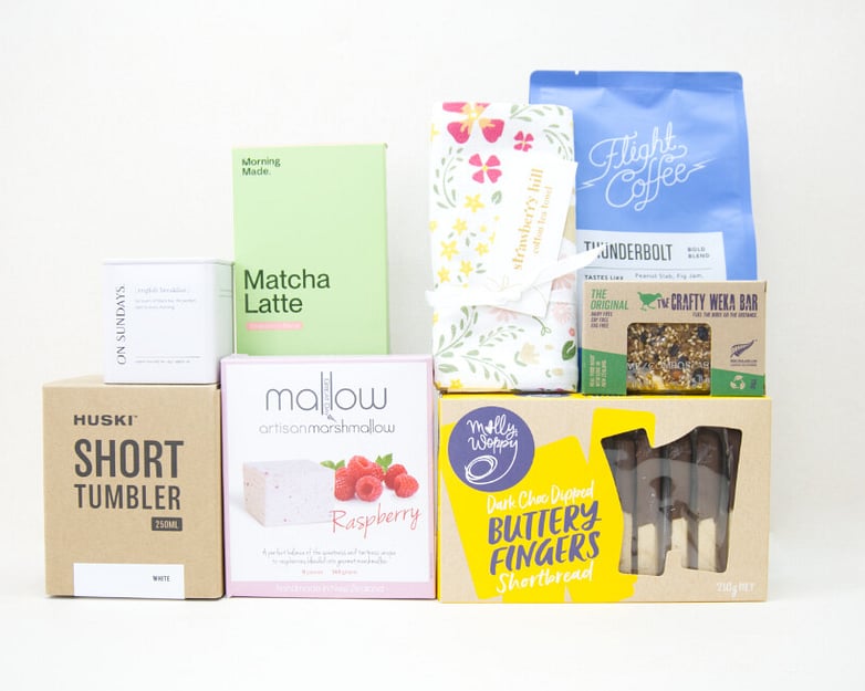 KYND Morning Tea gift box NZ &mdash; hand picked NZ-made tea and treats delivered nationwide