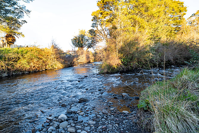 The suites at Two Rivers sit just above the Mangawhero and Mangateitei rivers