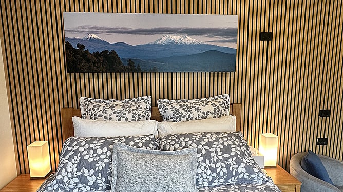 Luxury in the Rua Awa Suite, Two Rivers Ohakune