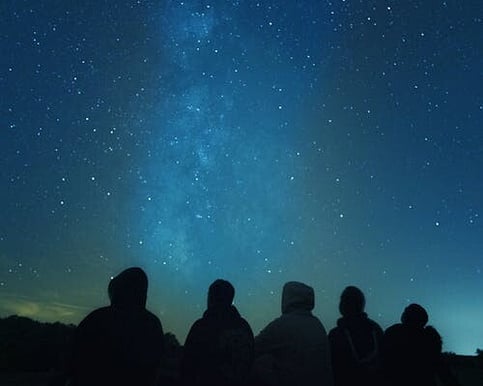 Amazing dark skies and stargazing at Arcus womens private retreat on Kapiti Coast NZ