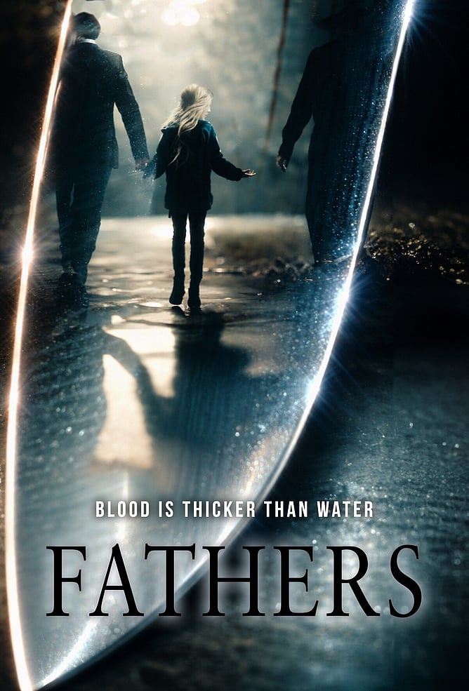 Official poster for 'FATHERS' (2026), a drama, mystery and thriller written and directed by Harley Wallen.