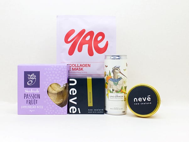 NEVE, MOLLY WOPPY COOKIE, YAE COLLAGEN FACEMASK, UNCOMMON WINE