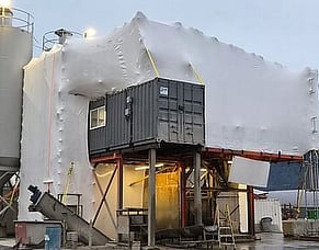 Dual-Purpose Containment: Heat Retention + Dust Control