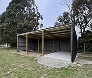 3 bay pole shed west melton in flaxpod for horse tack room 