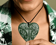 Pounamu greenstone laser etching design of Kowhaiwhai pattern