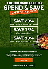 Big bank holiday savings start now