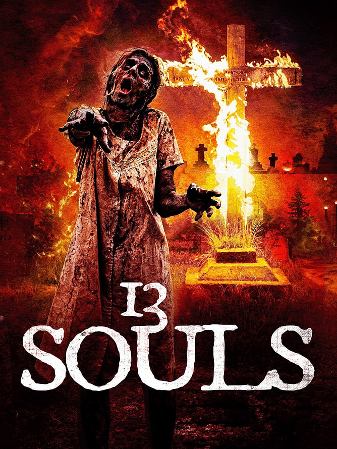 Poster for '13 SOULS', a possession horror written and directed by Paulo Nascimento, released digitally from 25 May 2026 via Seven Tales.