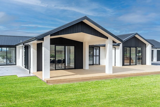 whitechurch construction new home showing outdoor flow and window placement