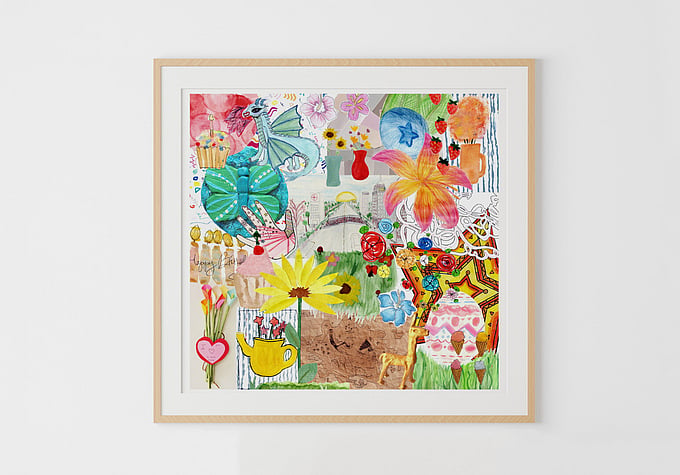 Kids collage example