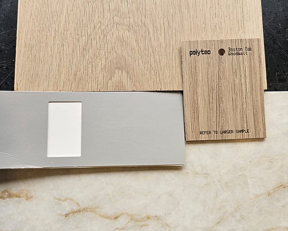 Interior material palette